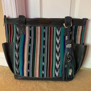 Nena and co Slate Blue Lagoon Perfect Bag